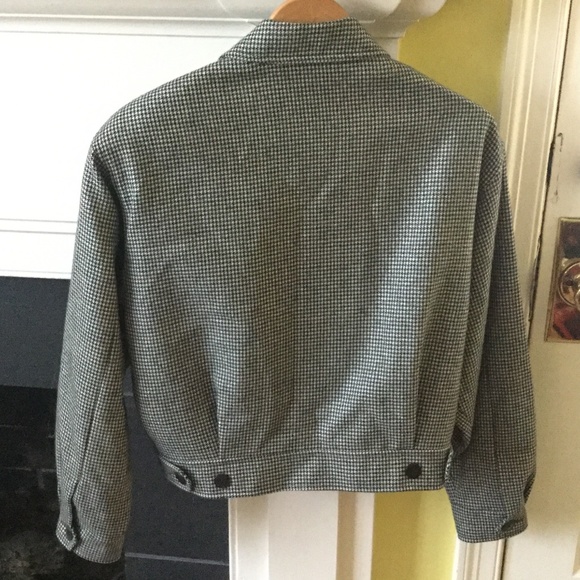 Vintage Barry Bricken Sport Houndstooth Wool Skirt Suit - Size 8, 10 - Picture 2 of 8